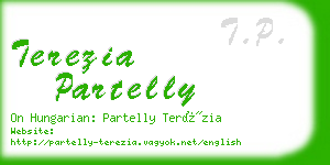 terezia partelly business card